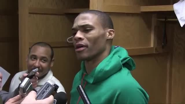 Russell Westbrook "What?" Confused Reaction Meme Template - funny Sports meme