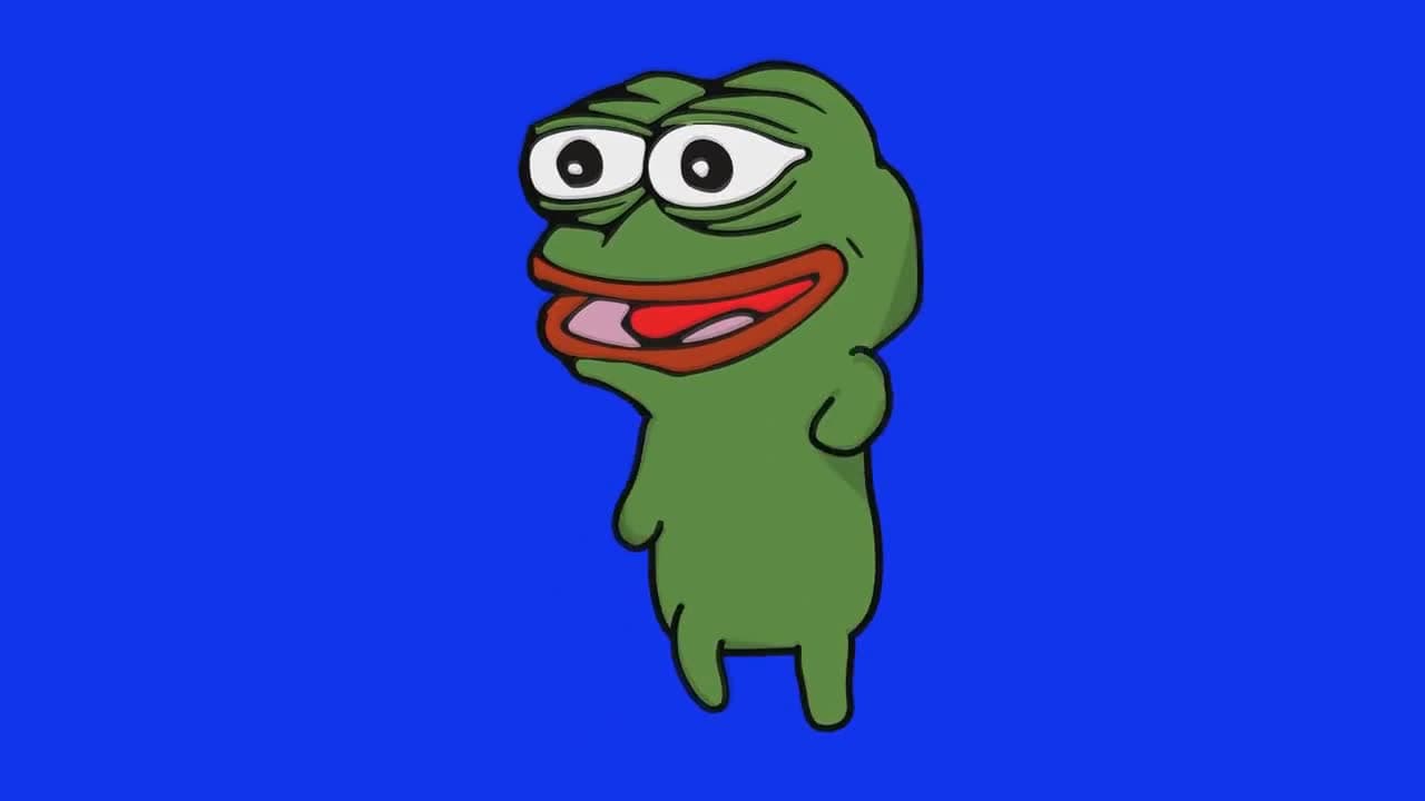 Happy and Surprised Pepe The Frog Meme Template - funny Internet Meme meme