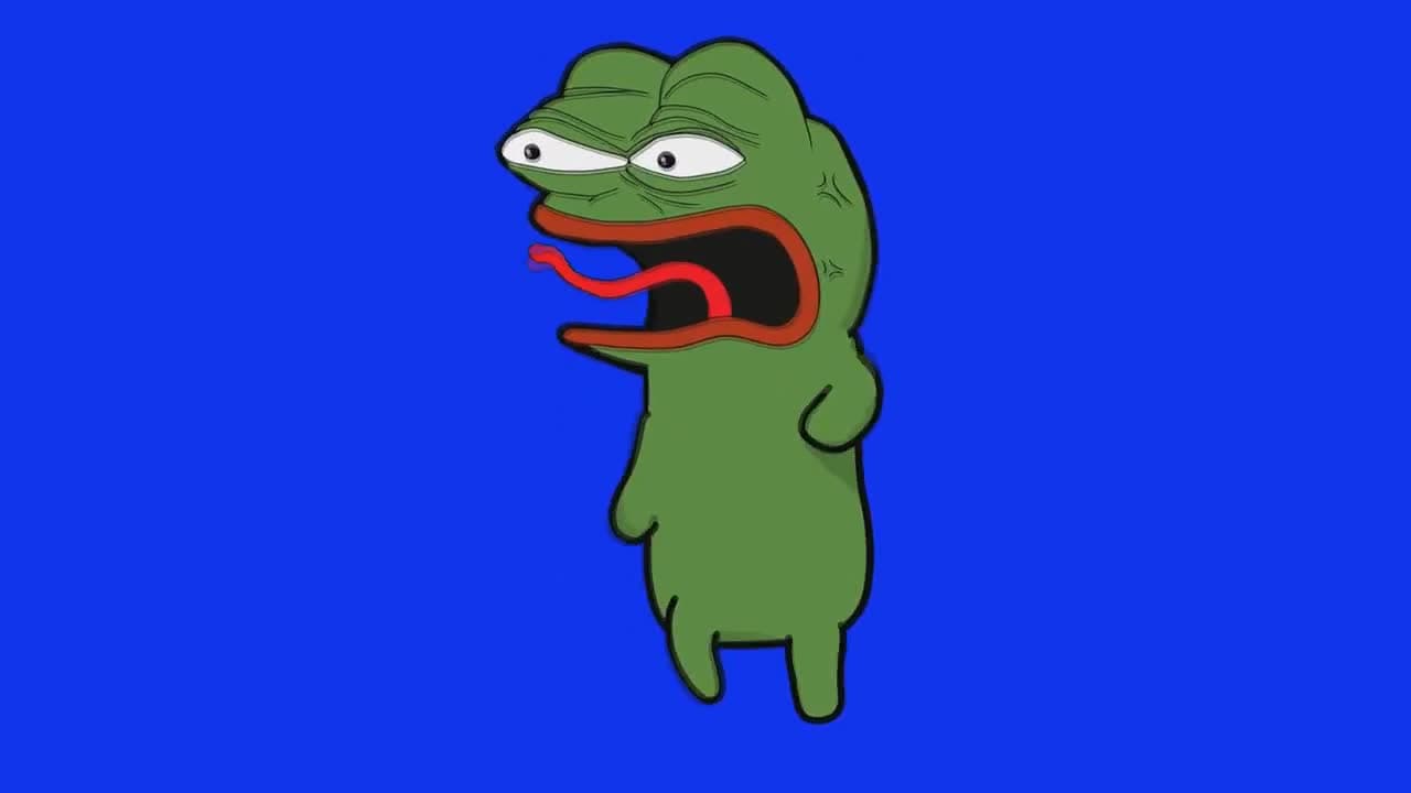 Pepe the Frog Screaming Meme Template - Extreme Reaction - funny Memes meme