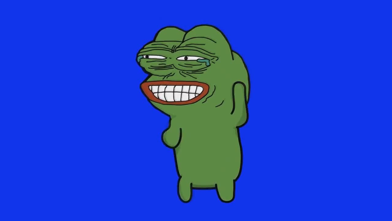 Pepe Crying Laughing Meme Template - funny Internet Meme meme