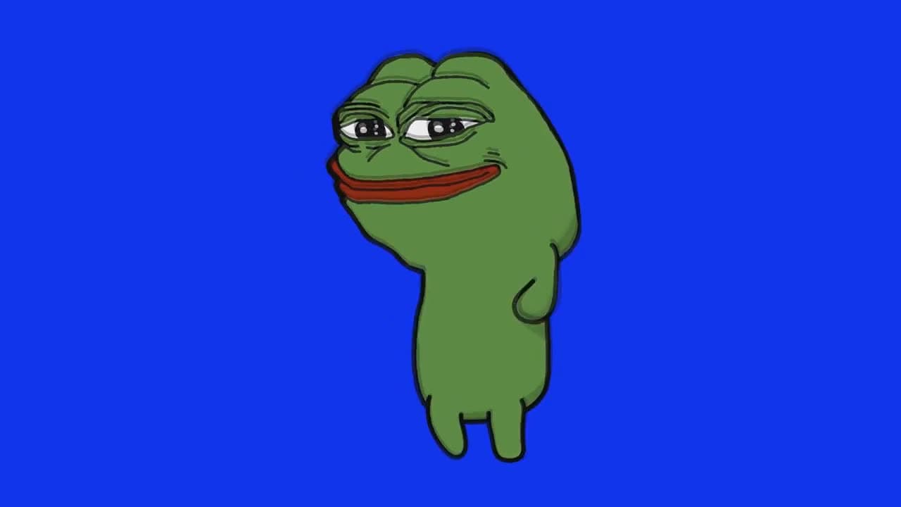 Happy Pepe the Frog Animated Meme Template - funny Internet Memes meme