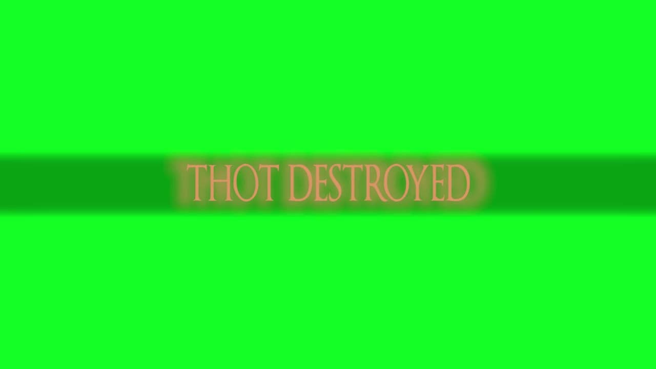 THOT DESTROYED Meme Template - Viral Green Screen Reaction - funny Meme meme