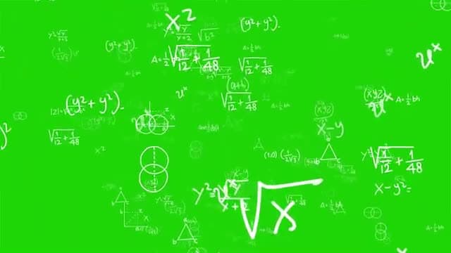 Green Screen Math Equations Meme Template - Complex Calculations - funny Visual Effects meme