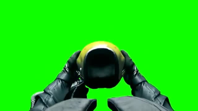 Shark Helmet On POV Green Screen Meme Template - funny Meme Templates meme