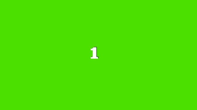 3 2 1 GO! Green Screen Countdown Meme Template - funny Animation meme