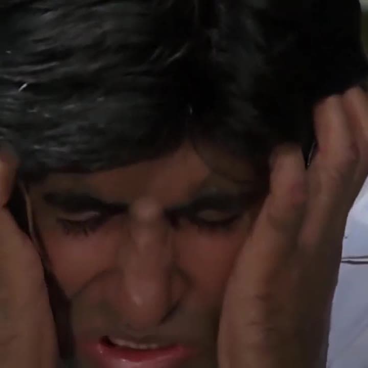 Amitabh Bachchan Headache Frustration Meme Template - funny Bollywood meme