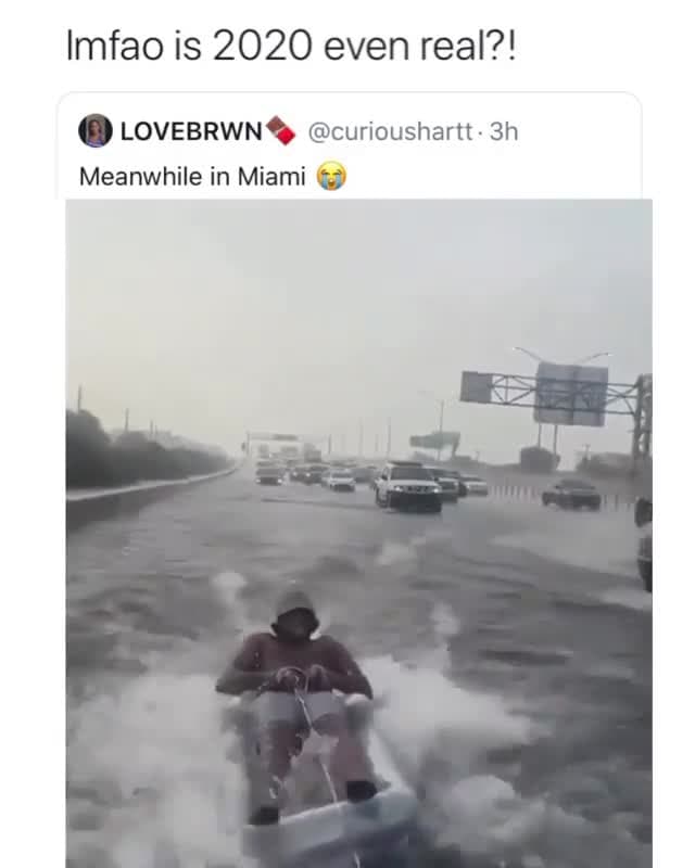 Flooded Highway Water Skiing Meme Template - funny Funny meme