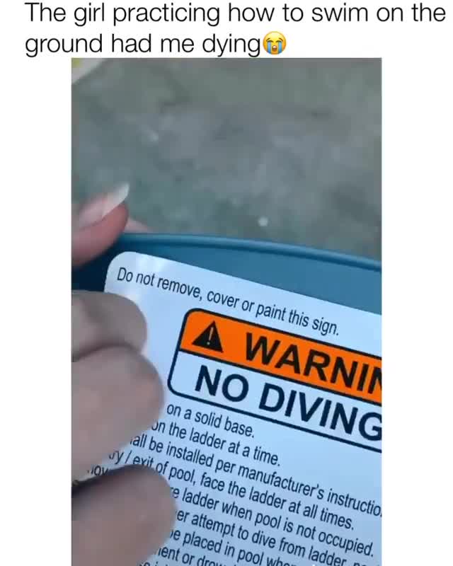 Walmart Pool Installation Meme Template: Ground Swimming Practice - funny Humor meme