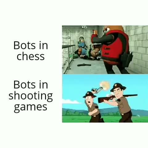 Gaming Bots Comparison Meme Template | Killer Bean vs Family Guy Cops - funny Gaming meme