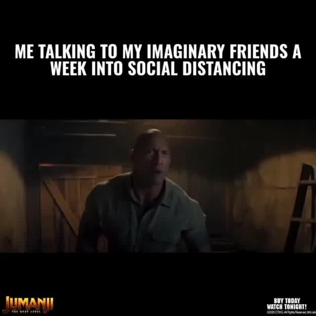 Kevin Hart Talking to Imaginary Friends Meme Template | Jumanji The Next Level - funny Movies meme