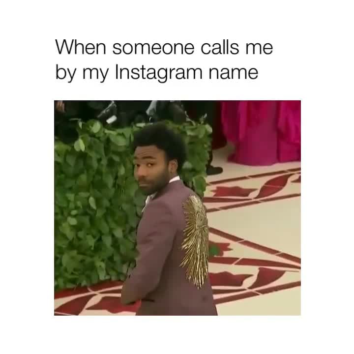 Donald Glover Looking Back Peace Sign Meme Template | Instagram Name React - funny Celebrity Reaction meme