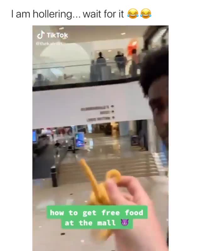 Free Food Mall Prank: Confused Guy Meme Template - funny Prank meme