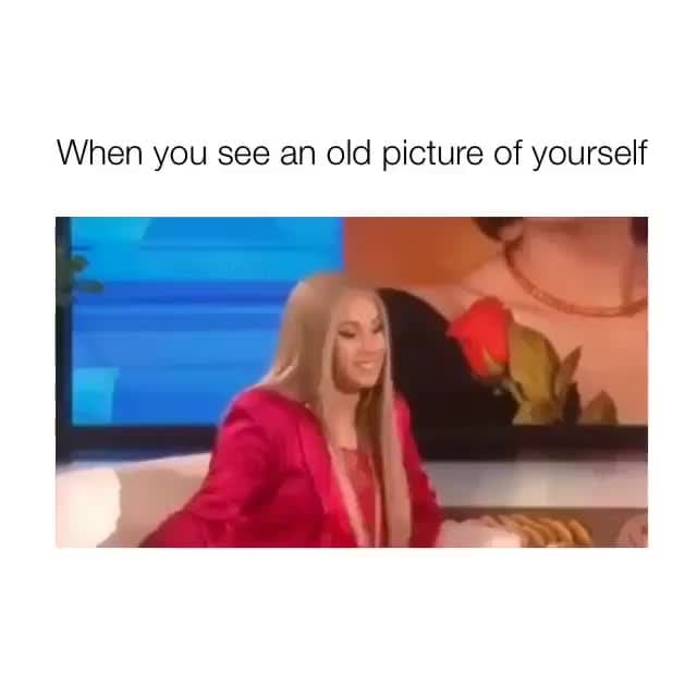 When You See An Old Picture Of Yourself Meme Template - funny Reaction Meme meme