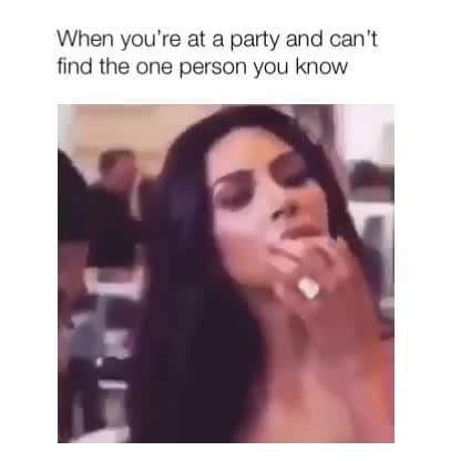 Kim Kardashian Looking Around Lost at Party Meme Template - funny Celebrity Memes meme