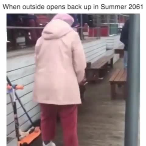 Old Woman Dancing Excitedly Meme Template | Summer 2061 Vibes - funny Funny meme