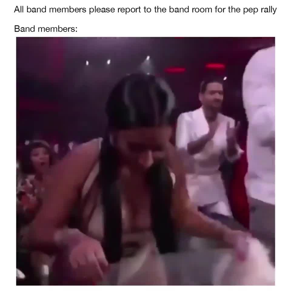 Nicki Minaj Reluctantly Standing Up Meme Template - funny Reaction Meme meme