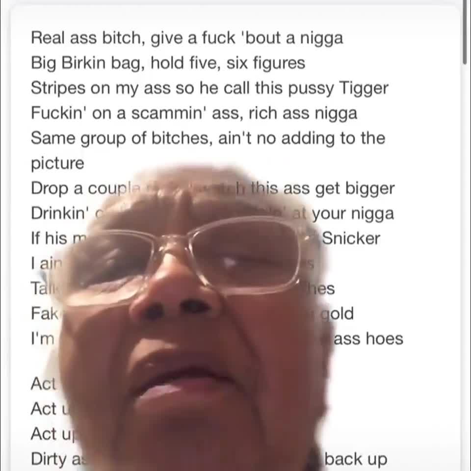 Grandma Reacts to Rap Lyrics Meme Template | Wash Your Mouth Out - funny Comedy meme