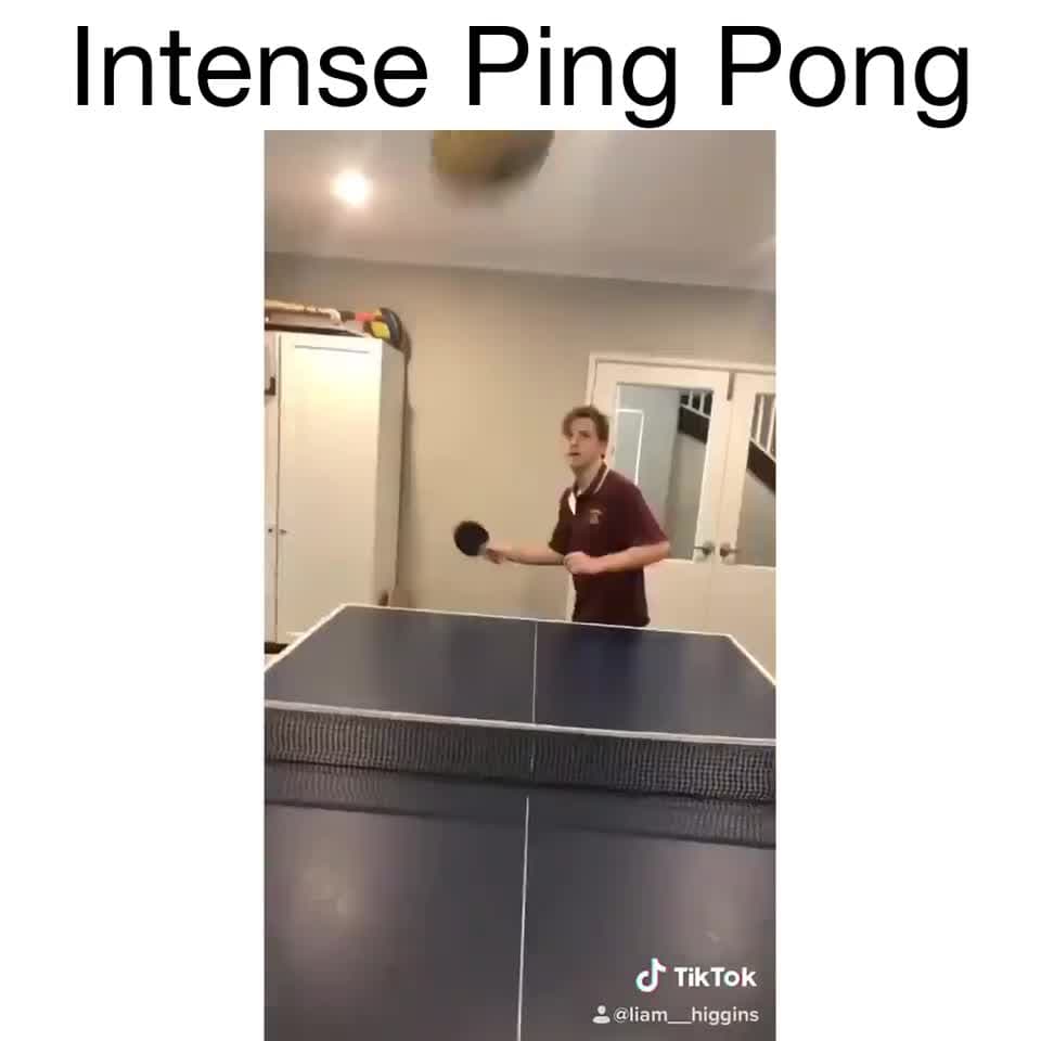 Intense Ping Pong Challenge Meme Template - funny Comedy meme