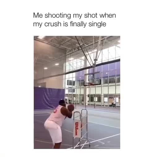 Crush Finally Single Fails Meme Template - Funny Basketball Misses - funny Funny Reaction Meme meme