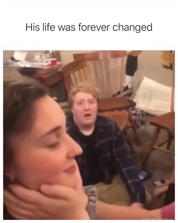 His Life Was Forever Changed - Shocked Guy Reaction Meme Template - funny Reaction Memes meme
