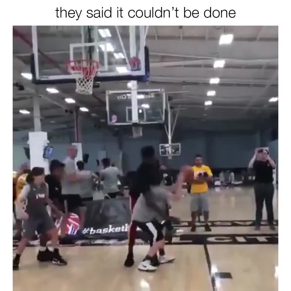 They Said It Couldn't Be Done Basketball Meme Template - funny Funny meme