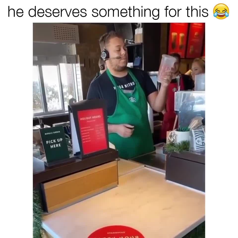 Starbucks Barista's Epic Water Order Rant Meme Template - funny Comedy meme