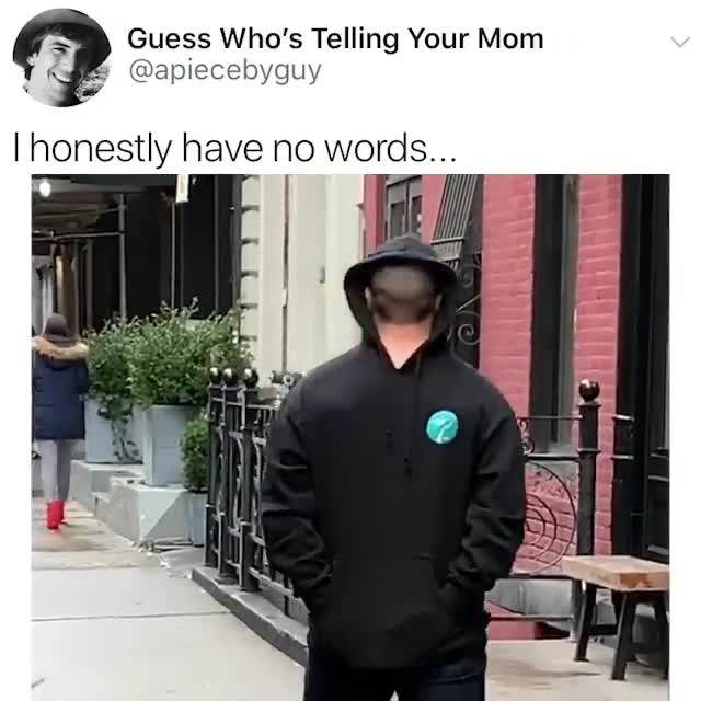 Faceless Hoodie Guy Speechless Reaction Meme Template - funny Reaction meme