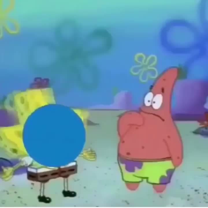 SpongeBob Patrick What's The Difference Meme Template - funny Animated Series meme
