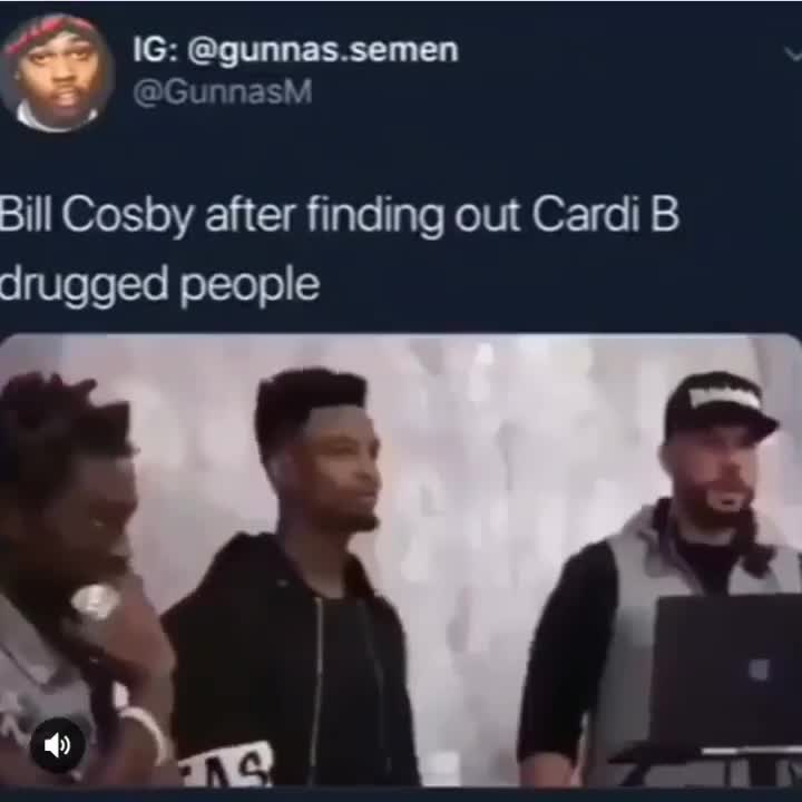 Bill Cosby Reacts to Cardi B Drugging People - Meme Template - funny Meme Culture meme