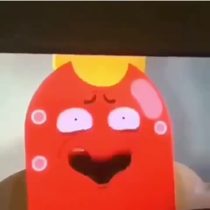 Gumball & Frank Hot Dog Wild Reaction Meme Template - funny Animated Series meme