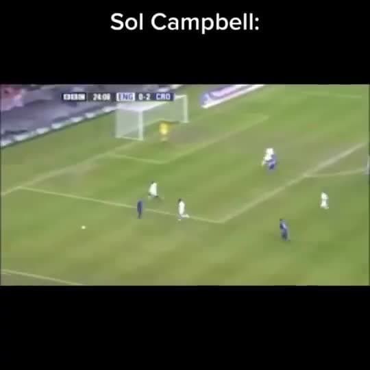 Sol Campbell Long Slide Tackle Meme Template - funny Sports meme