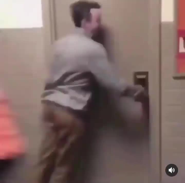 Student Running Away Panic - School Hallway Meme Template - funny Reaction meme