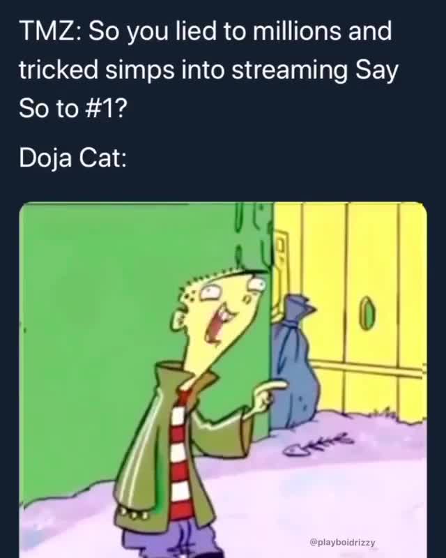 Doja Cat Lying Smug Eddy Meme Template - funny Animation meme