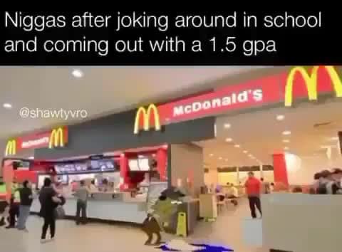 Low GPA McDonald's Dance Meme Template - funny Comedy meme