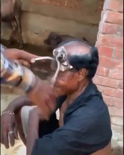 Jugaad Haircut Machine Meme Template - Funny Village Head Shave - funny Comedy meme