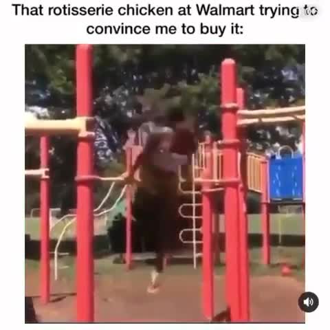 Walmart Rotisserie Chicken Selling Itself Meme Template - funny Relatable Humor meme