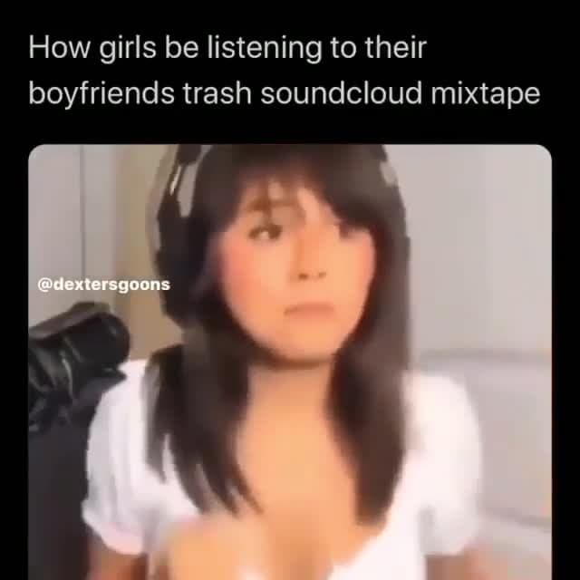 Girl Faking Enjoyment of Bad Music Meme Template - funny Comedy meme
