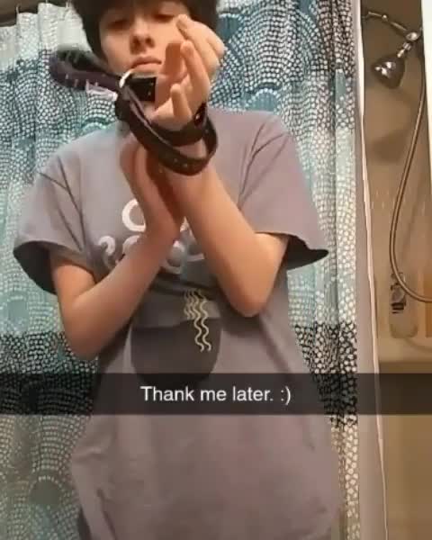 Belt Handcuff 'Thank Me Later' Meme Template - funny General Humor meme
