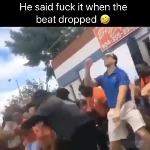 He Said F**k It When The Beat Dropped Meme Template - funny Funny Reaction meme