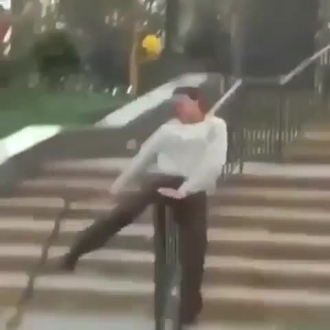 Scooter Rail Grind Fail - Oops Moment Meme Template - funny Funny Fails meme