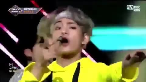 BTS V Finger Gun Expression Meme Template - funny K-pop meme